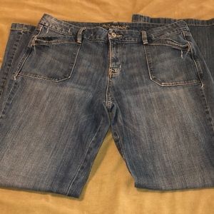 Old Navy boot cut jeans.